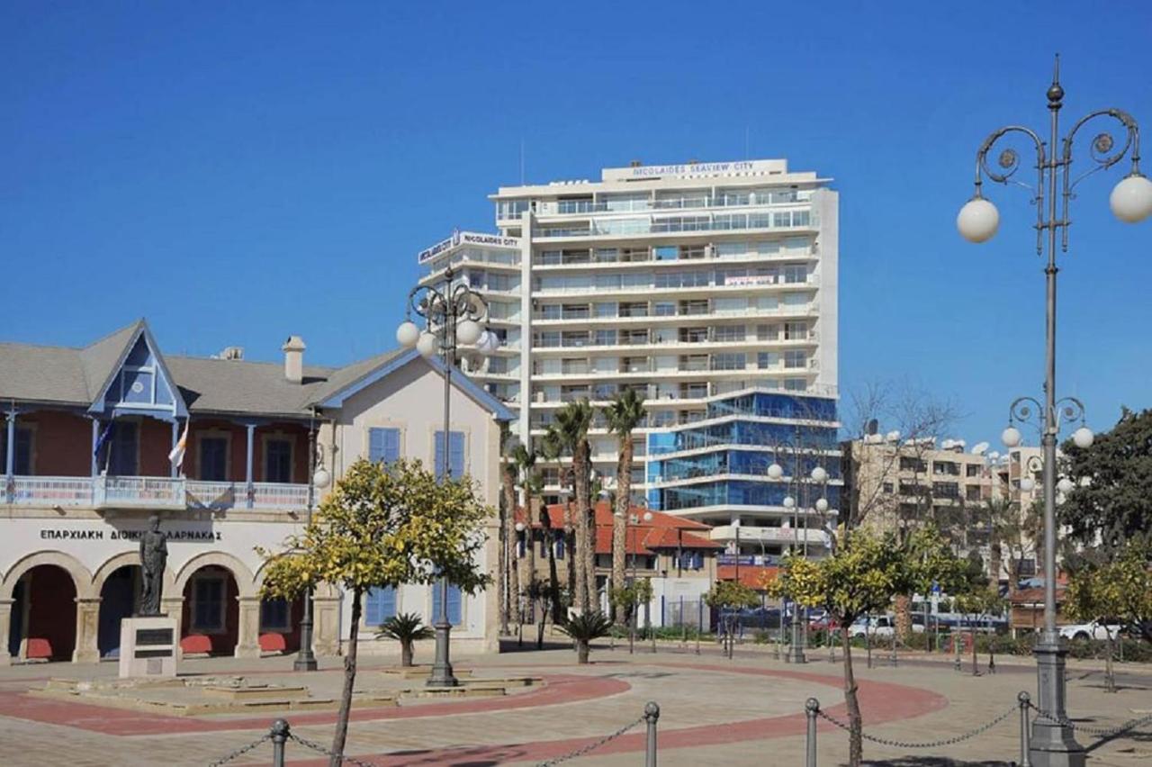 Ferienwohnung Promenade Seaview Heaven Larnaka Exterior foto